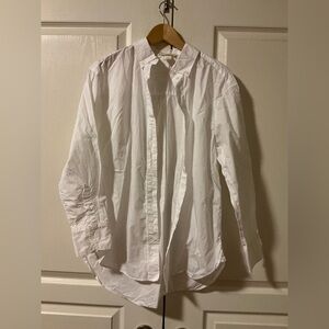 H&M White Collard Button Down Shirt, S